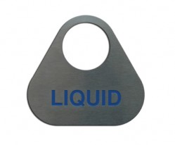Stainless Steel Etched Valve Tag