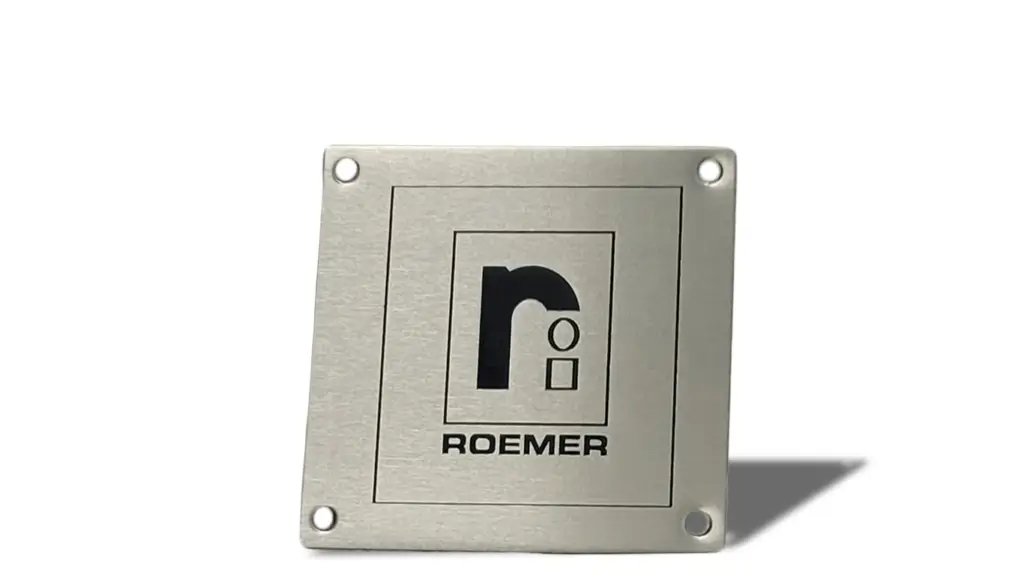 Stainless Steel Nameplate from Roemer Industries