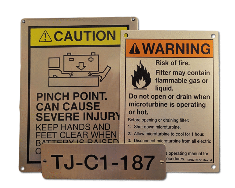 Etched Metal Nameplates