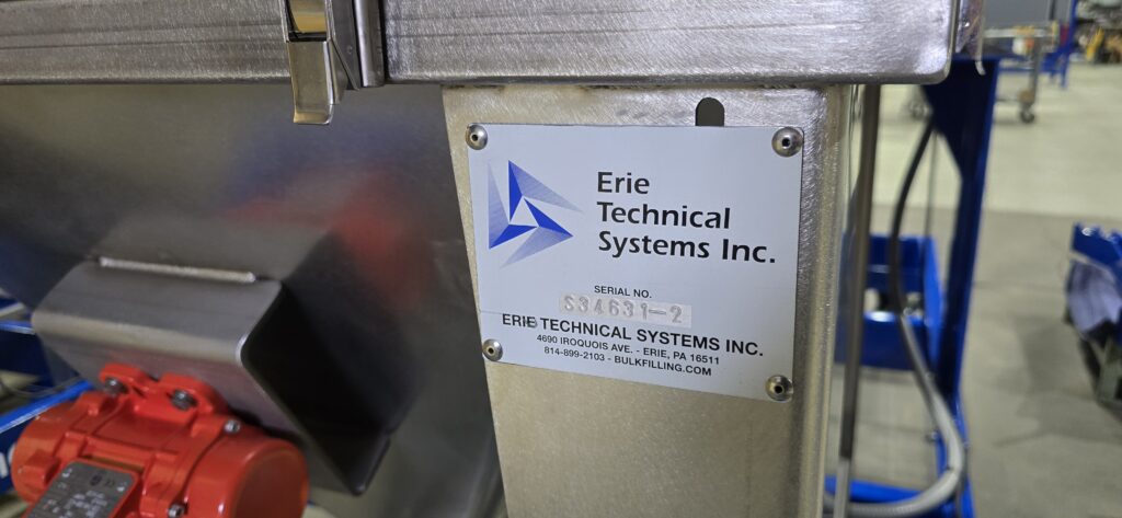 Metal aluminum nameplates on equipment