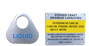 Etched vs printed metal nameplates